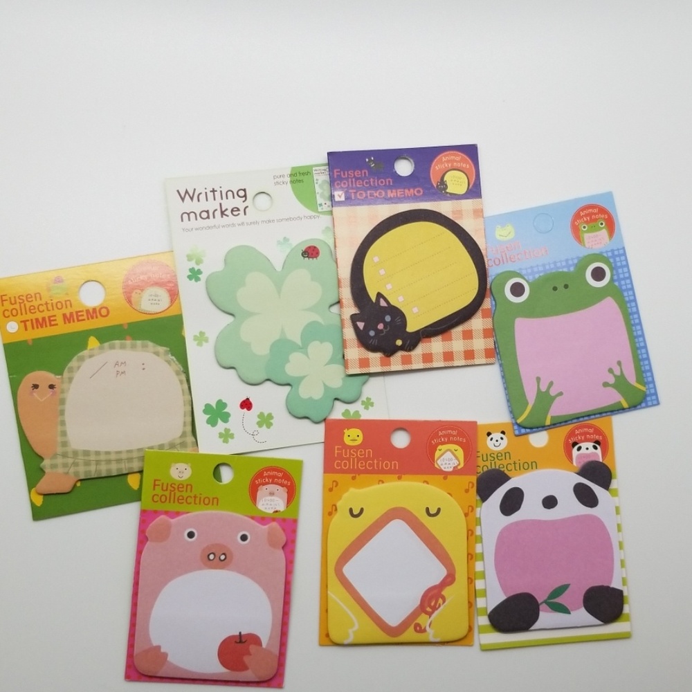 Bundle of 3/$35 cute sticky notes